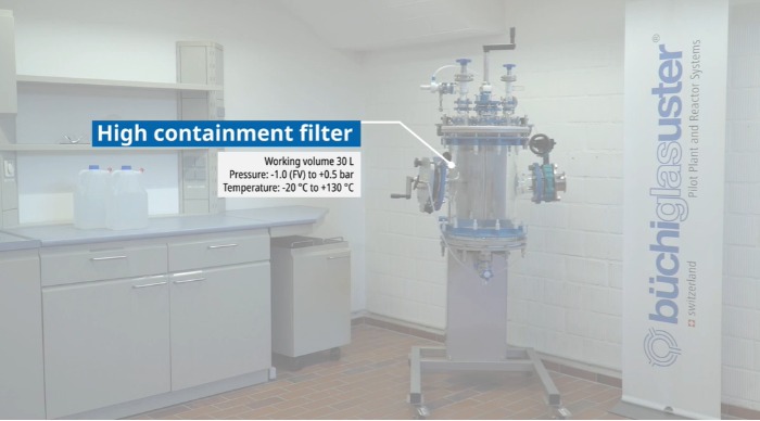 HC filter - Filtration with contained discharge