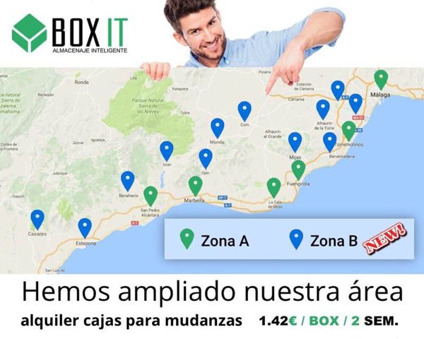 Boxit amplia su área de servicio